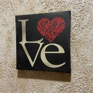 Love Canvas Wall Hanging